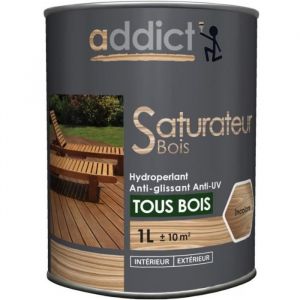 Saturateur Acrylique - ADDICT - Incolore - 1L - Protection Bois - Intérieur/Extérieur