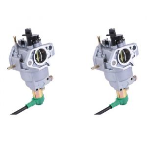 2X Carburateur Fit 6500W pour Groupe électrogène Portable GX240 8HP GX270 9HP GX340 11HP GX390 13HP 182F 188F Ex6500 Ex5000