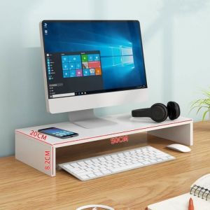Support de Moniteur R&eacute;hausseur d&rsquo;&Eacute;cran Support d&Eacute;cran dOrdinateur Lever PC &Eacute;cran/Ordinateur Largeur 500 mm -Blanc
