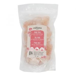 Sel rose de lHimalaya en brisures - 1 kg 140 g EUBIONA