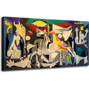 Tableau Picasso r&eacute;plique Avec DIY cadre Impression Sur Toile Tableau D&eacute;Coration Murale Salon Moderne 50x100cm
