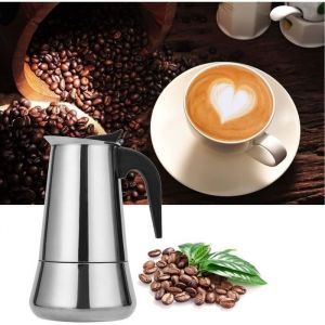 cafetière italienne en acier inoxydable pour cuisinière à gaz 2 4 6 9 12 tasses[635]