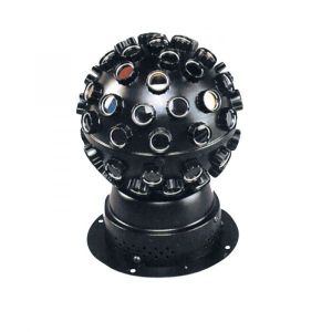 Effet-Machine - KOOL LIGHT - Stered - 1 LED 9W RVB - Boule tournante multi-faisceaux