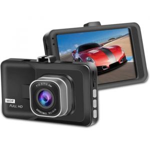 Caméra Embarquée Voiture 1080P Dashcam Voiture 170° 3 avec Mode de StationnementDétection de Mouvement Enregistrement en Boucle
