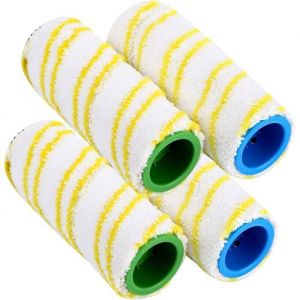 Rouleaux De RechangeRemplacement des Rouleaux Pour K&auml;rcher FC7 FC5 FC3D FC3Jaune 4PCS