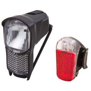 Éclairage vélo - SPANNINGA - Kit Illico 2 + Presto 2 AR - Alimentation par piles - Mixte - Vélo loisir