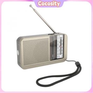 Radio AM FM SW Portable Mini Radio avec Batterie Rechargeable 1000mAh Radio de Poche avec Prise 3.5mm