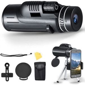 Starscope Monocular Ultra Puissant Vision Nocturne Monoculaire 120X100 Télescope Puissant HD Longue Vue Portable Support de T A375