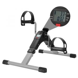 Stepper De Rééducation Pliable Pour Seniors – Mini Stepper D’Exercice Silencieux Pour Mains Et Jambes - Écran LCD - Capacité 100kg