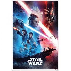 Poster - Star Wars - &Eacute;pisode 9 - LAscension De Skywalker - Multicolore - Taille unique - Rectangulaire