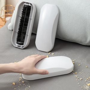 Brosse &agrave; D&eacute;bris - JOYFAN - Ramasse Miettes Manuel - 20 cm - PP Flexible - Couvercle Amovible