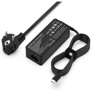 65W USB C Chargeur pour Lenovo ThinkPad T480 T480s T490 T580 Yoga 720 730 910 Lenovo X1 Carbon Chromebook 100e 300e Chargeur