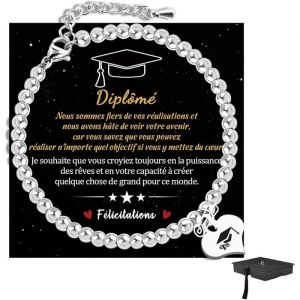 Bracelet Femme Cadeau Graduation Bracelet Fin DÉtudes Cadeau De Diplôme Pour FemmesBracelet De Chapeau Célibataire AmourCa