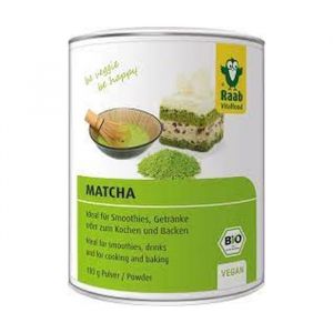 RAAB - Poudre de base de th&eacute; vert Matcha Bio 100 g de poudre (Th&eacute; vert - Matcha)