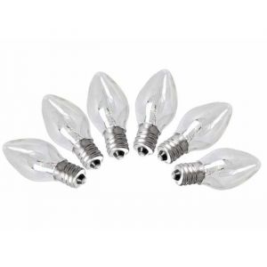 Lot de 6 Ampoules de la Lampe de Sel de lHimalayaE12 15 Watt pour Le d&eacute;cor de l&eacute;clairage de la Chambre 220-240V NPTERBL