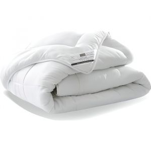 Couette - LEBA - 220x240 cm - Microfibre - 400g/m&sup2; - Lavable en machine &agrave; 30&deg;