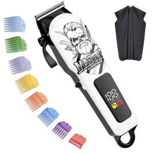 SURKER Tondeuse &agrave; barbe Tondeuse cheveux pour homme Tondeuse &agrave; cheveux multifonctionnelle