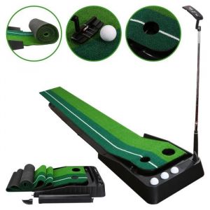 Tapis de golf putting - Hengda - 25m - Formation professionnelle - Portable - Retour de balle