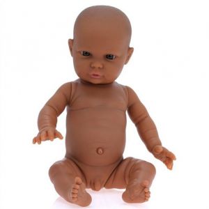 The doll factory - Poup&eacute;e gar&ccedil;on m&eacute;tisse sans cheveux 34 cm ( TDF-61707 )