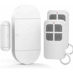 Alarme Porte D&eacute;Tecteur Ouverture Porte Avec Sir&egrave;Ne Puissante De 130 Db Alarme De Porte Et Fen&ecirc;Tre Sans Fil Magn&eacute;Tique Pour Portes