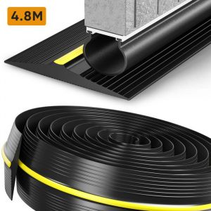Joint de Porte de Garage 45 m&egrave;treTTLIFE &Eacute;paisseur Joint de Seuil Barre de Seuil Garage Remplacement de Coupe-Froid Joint Seuil