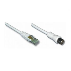 LINEAIRE TVRJE Câble antenne RJ45 mâle / coaxial 95mm mâle 3m00