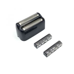 Couverture Noire et Filet de Coupe et Tête de Coupe Compatible Accessoires de Rasoir Electrique BaByliss