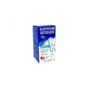 Dentifrice Solide - ELGYDIUM - Anti Plaque - 60 Comprim&eacute;s - Vegan - Ar&ocirc;me Menthol&eacute;