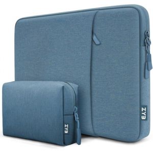 Housse Ordinateur 13 Pouces Pochette&Eacute;tanche Housse pour Macbook Air 13 Pouces M4 M3 M2 M1 2025-2017MacBook Pro 14/13 Pouces-Bleu
