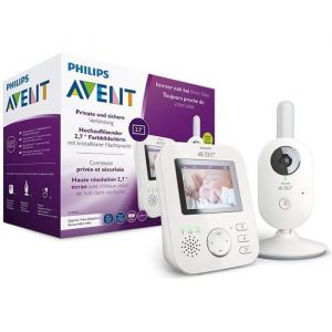 PHILIPS AVENT SCD833/26 Ecoute bébé Vidéo connecté - Mode Smart Eco - Jusqu’à 10h dautonomie