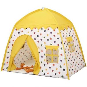 XJYDNCG Tente de Jeu pour Enfants - Tente Tipi Enfant - Cabane Enfant - Tente de Ch&acirc;teau de Princesse A