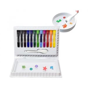 Stylos &Agrave; Dessin Pour Leau Des 12 Couleurs Floating Drawing Pen Bundle Les Cr&eacute;ent Des Stylos Gonfl&eacute;s En Stylo Avec Cuill&egrave;re