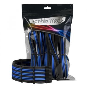 Kit dextension de c&acirc;ble - CableMod - PRO ModMesh - Noir/Bleu - Alimentation PC - 1 an de garantie