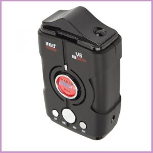 Cocosity d&eacute;tecteur de vitesse radar D&eacute;tecteur de Radar de Voiture &agrave; 360&deg; Port&eacute;e &eacute;tendue avec Alertes en Temps R&eacute;el moto recul