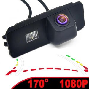 Caméra de recul dynamique 1080P AHD Fisheye pour VW GOLF V 5 SCIROCCO EOS LUPO PASSAT CC POLO(2 cage) PHAETON BEE