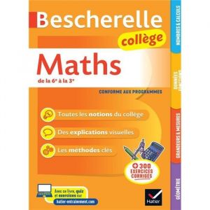 Livre - Bescherelle  maths  6e 5e 4e 3e