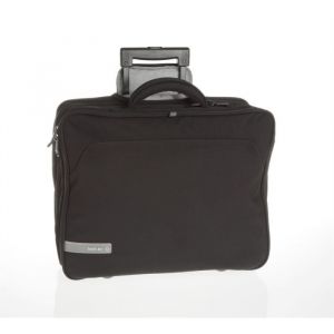 TECHAIR Sacoche pour ordinateur portable Classique 15.6 - 2 Compartiments - Protection Latérale - Noir