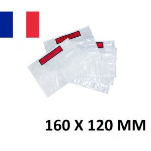 20X Pochette Transparente Porte Document 160x120mm Adhésive Document Ci-Inclus