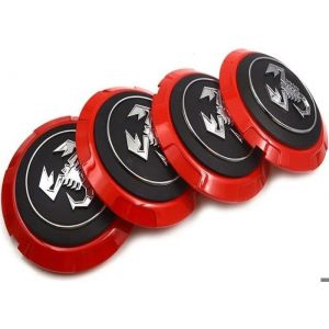 Centre de roue 70mm avec emblème 4 pièces couvercle cache moyeu pour Volkswagen VW Touareg 7L6 601 149 B RVC