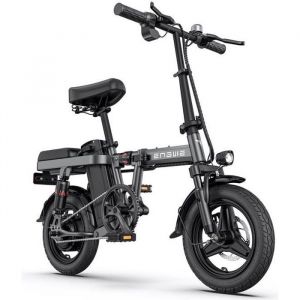 Vélo électrique 14 pouces Engwe T14 Vélo pliant 14 pouces 350W 48V 10Ah Noir