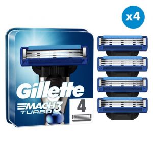 4x4 Lames de Rasoir Gillette Mach3 Turbo