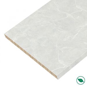 Plan de travail stratifié marbre 2770 x 640 EP 28 mm - PEFC 75% . FORESTEA Dimensions : 2770 mm x 640 mm x 28 mm