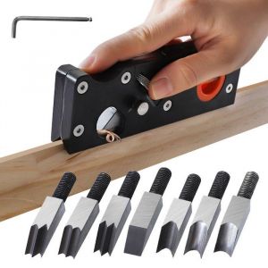 Raboteuse &agrave; Chanfrein Rabot dangle de Menuiserie rabot manuel pour le travail du bois rabot &agrave; chanfreiner bois (planer7cutters)