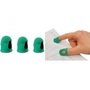 Doigtier Laeufer - Taille 3 - Diamètre 17 mm - Couleur Vert - Caoutchouc Thermoplastique
