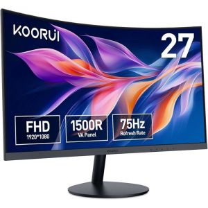 &Eacute;cran PC Incurv&eacute; - KOORUI - 27N5CA - 27 Pouces - FHD 1920x1080 - 75Hz - Noir