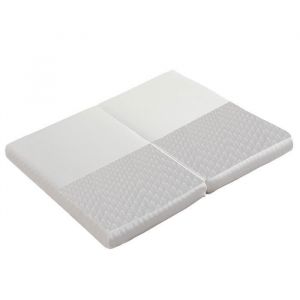 Matelas 140x200 cm Pliable 2 Places pour Canapé epaisseur 10 cm épaisseur Matelas en mousseBlanc