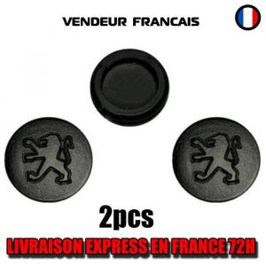 2PCS Bouton Pour Clé Plip Peugeot 106 205 206 306 406 caoutchouc