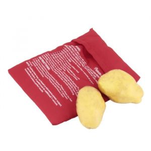Vente   Rouge Lavable Sac De Cuisson Au 4 Pommes De Terre Micro-Ondes Cuisine Pomme De Terre Rapide Rapide