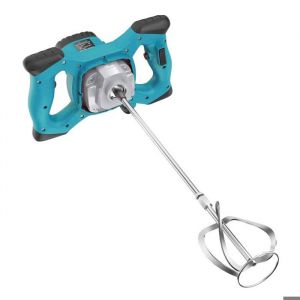 Malaxeur Mortier Colle 2100W Malaxeur de Mortier &Eacute;lectrique Portable 6 Vitesses Malaxeur &agrave; Ciment Manuel pour M&eacute;langer Peinture