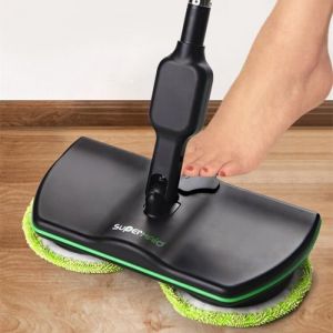 Balai &eacute;lectrique Serpillere Professionnel Vadrouille Cireuse Lustreuse Cireuse Parquet Vadrouille &Eacute;lectrique Sans Fil